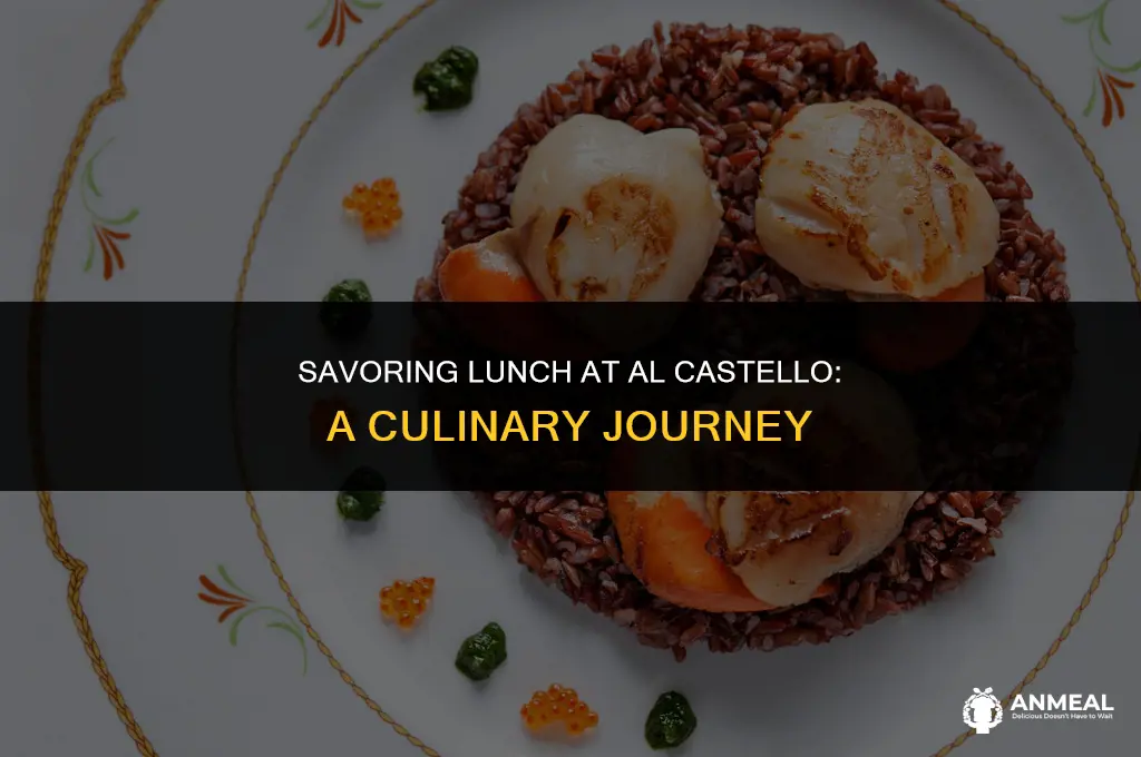 does al castello do lunch
