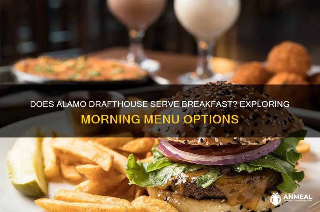 does alamo drafthouse have breakfast
