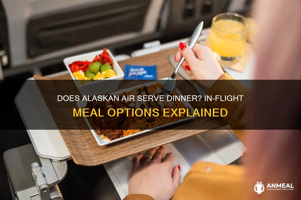 does alaskan air offer dinner