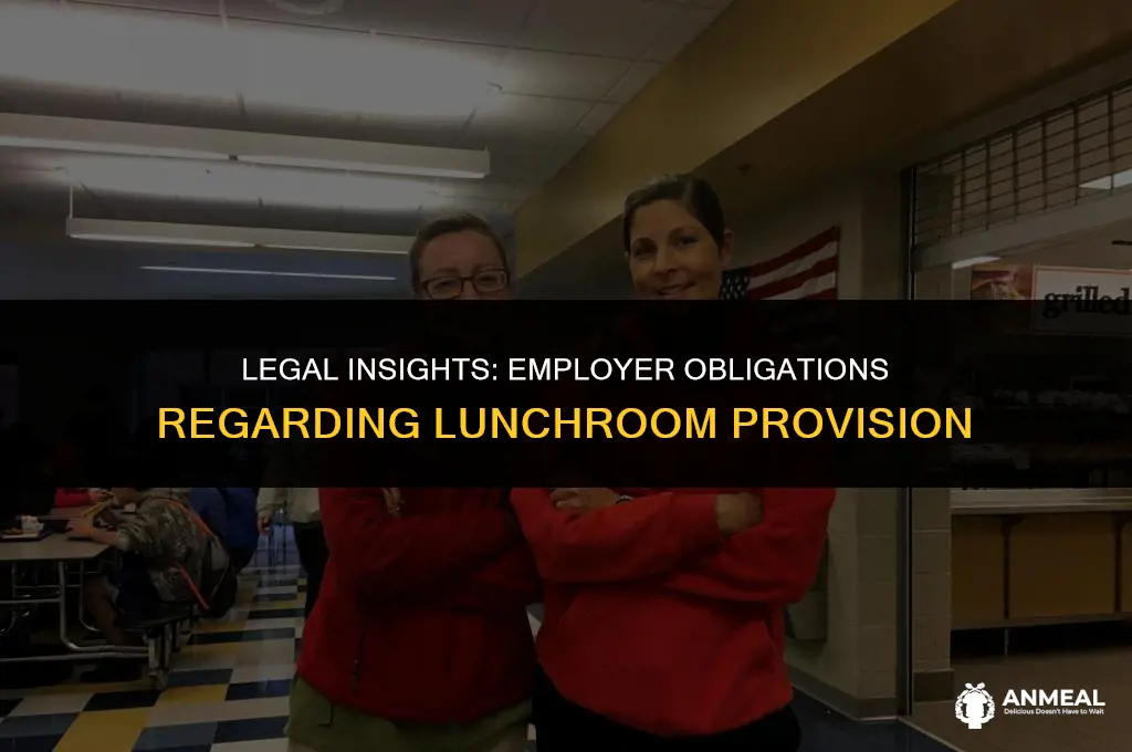 does an employer have to offer a lunch rooom