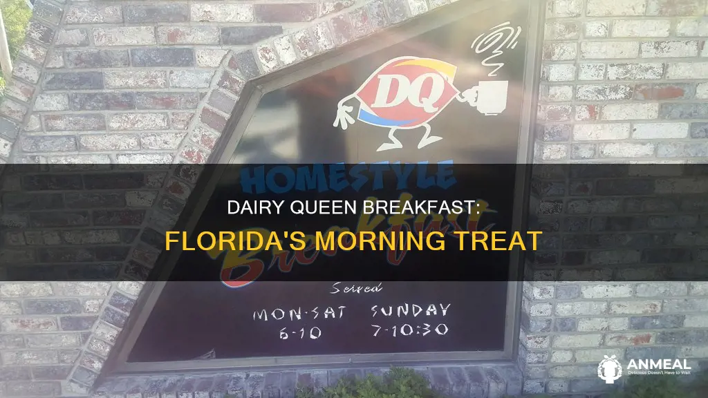 does any dairy queen have breakfast in florida