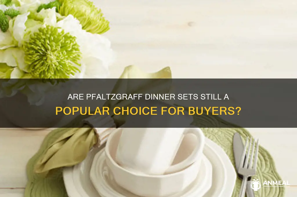 does anyone buy pfaltzgraff dinner sets