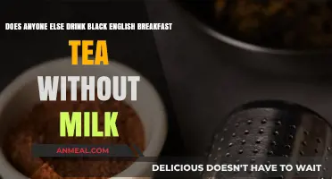 Black English Breakfast Tea: No Milk, Please!