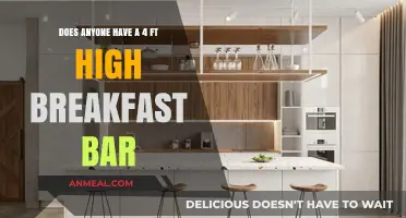 Breakfast Bar Heights: 4-Footers a Good Choice?