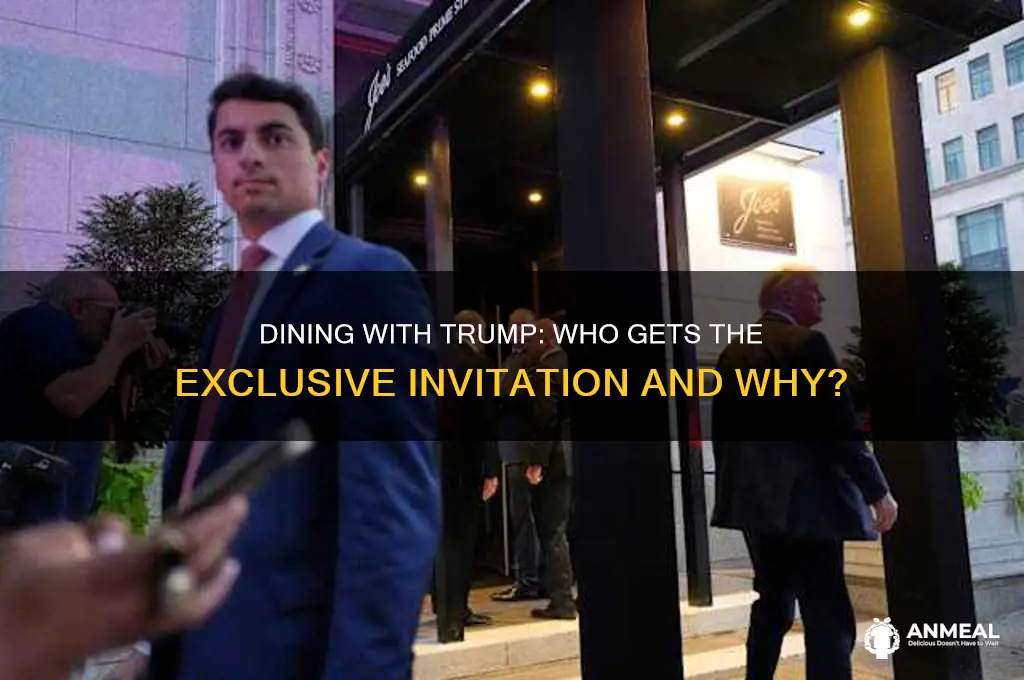 does anyone win dinner with trump