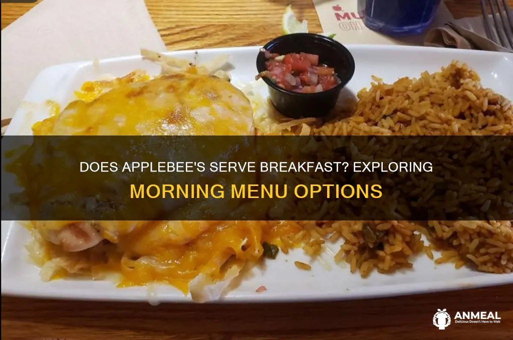 does apple bee have breakfast