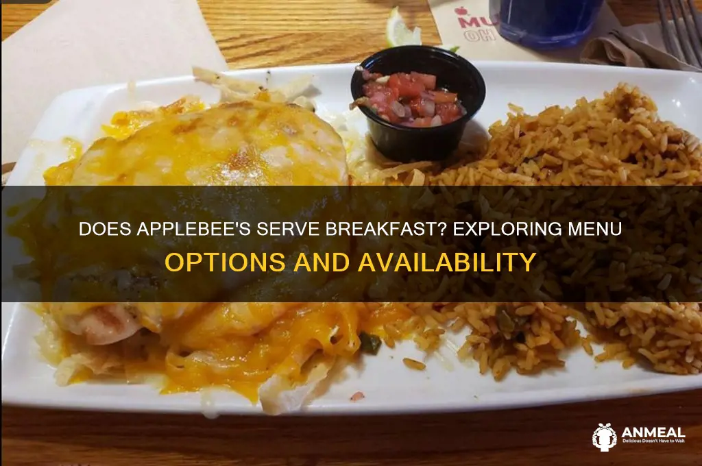 does applebees do breakfast