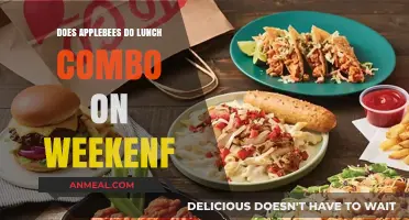 Applebee's Weekend Lunch Combos: A Complete Guide