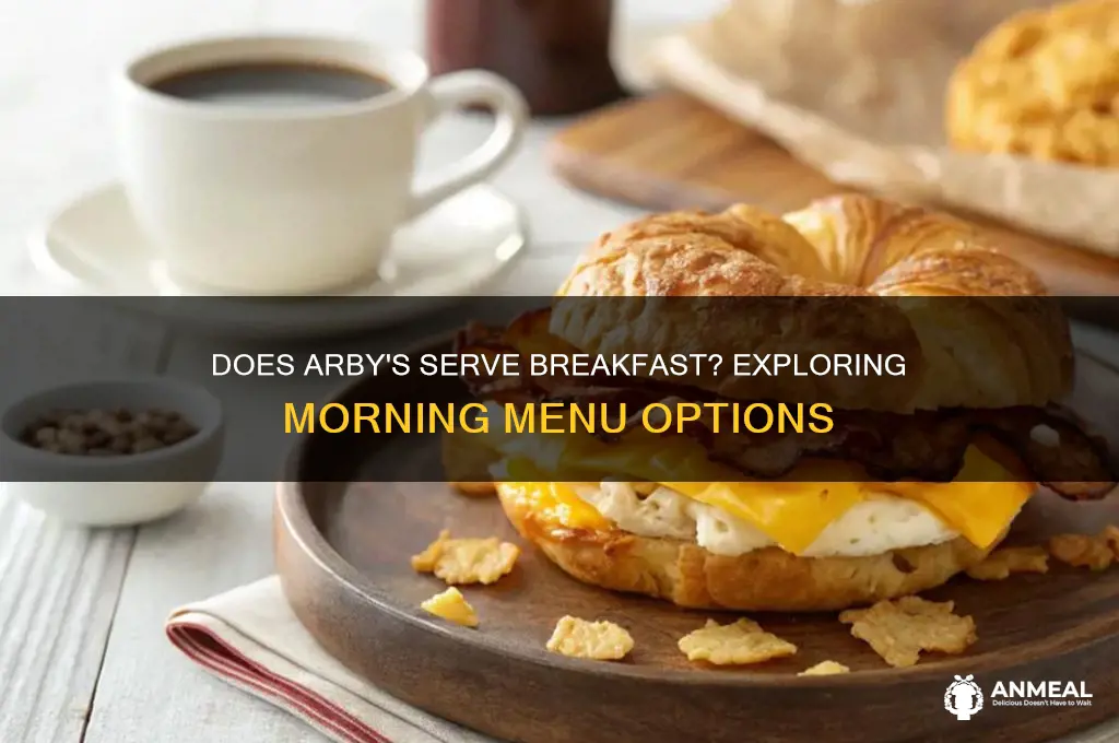 does arbys do breakfast