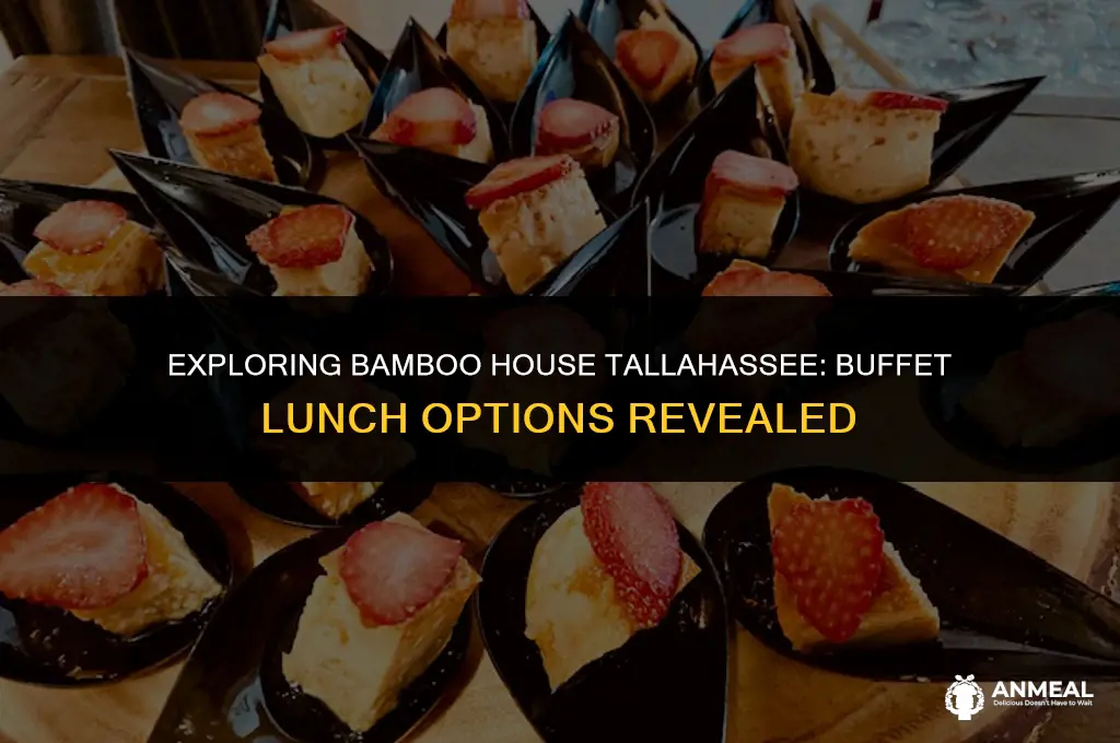 does bamboo house tallahassee have a buffet lunch