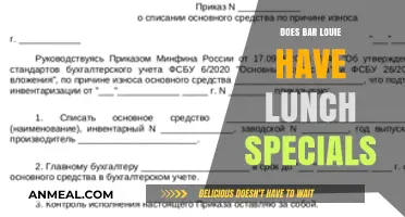 Savoring Savings: Unveiling Bar Louie's Lunch Specials Delight