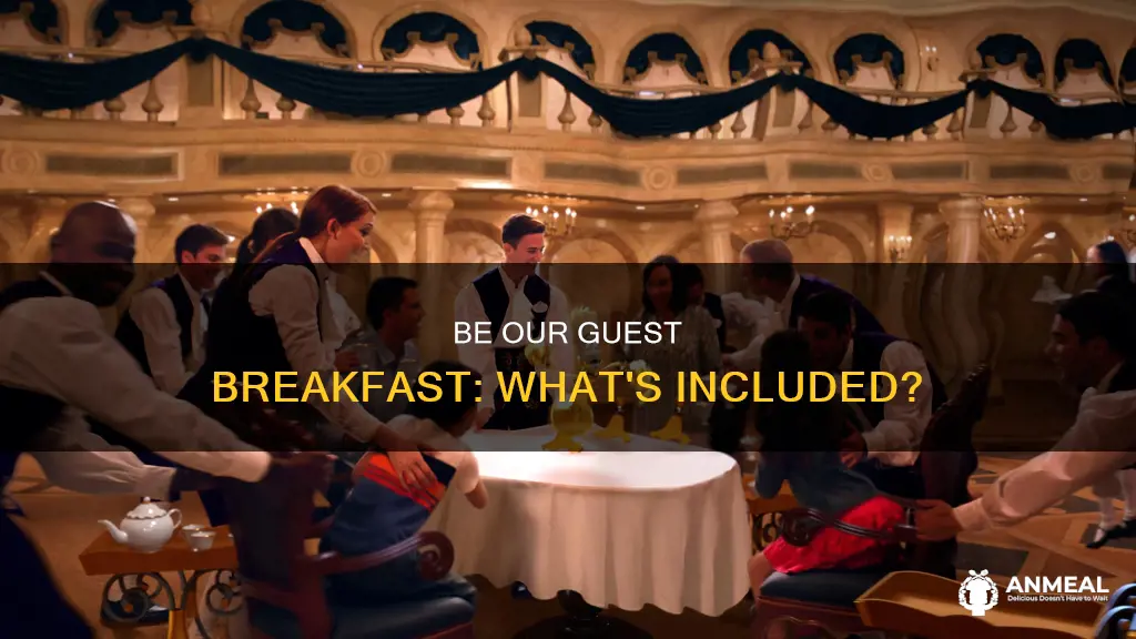 does be our guest breakfast include a drink