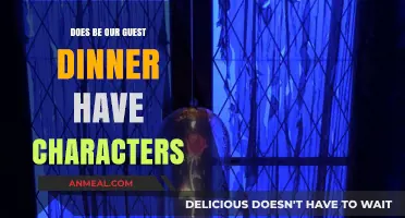 Does Be Our Guest Dinner Include Character Meet-and-Greets?