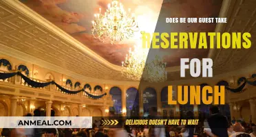 Exploring Lunch Reservations at Be Our Guest: A Complete Guide