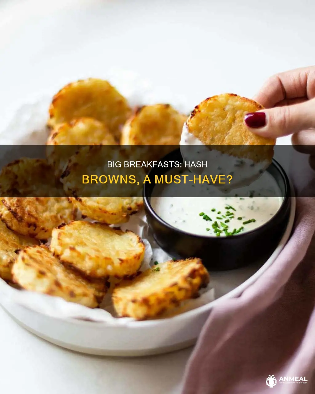 does big breakfast come with hashbrowns