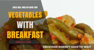 Bill Miller's Breakfast: Where Are the Vegetables?