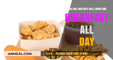 Savoring Flexibility: Bill Miller's All-Day Breakfast and Lunch Menu