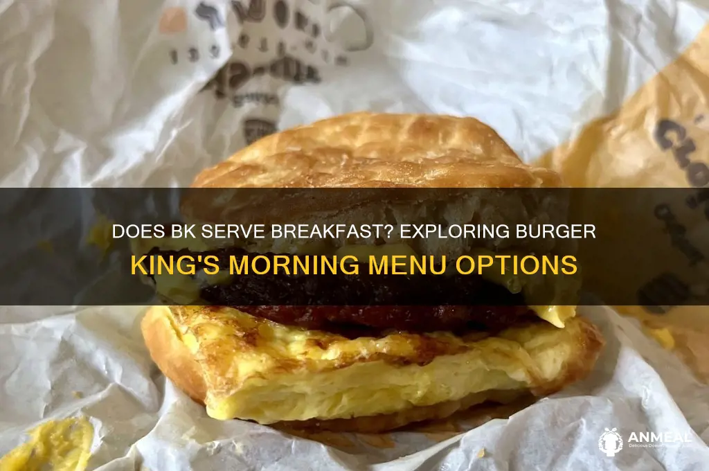 does bk have breakfast