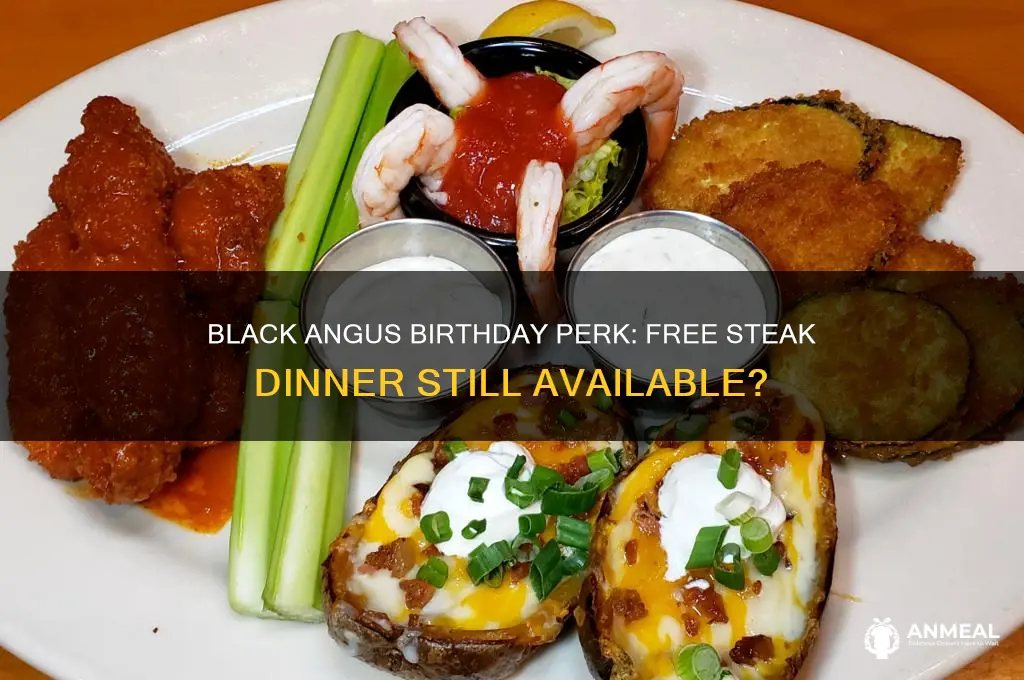 does black angus still give free steak dinner for birthday