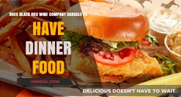 Black Dog Wine Company Oakdale PA: Dinner Menu Options Explored