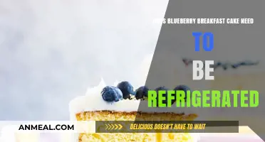 Blueberry Breakfast Cake: Fridge or No Fridge?