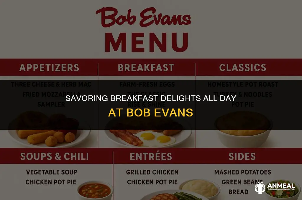 does bob evans have lunch all day