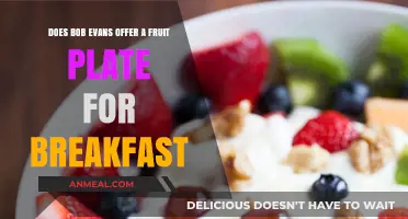 Bob Evans: Fruit Plate for Breakfast?