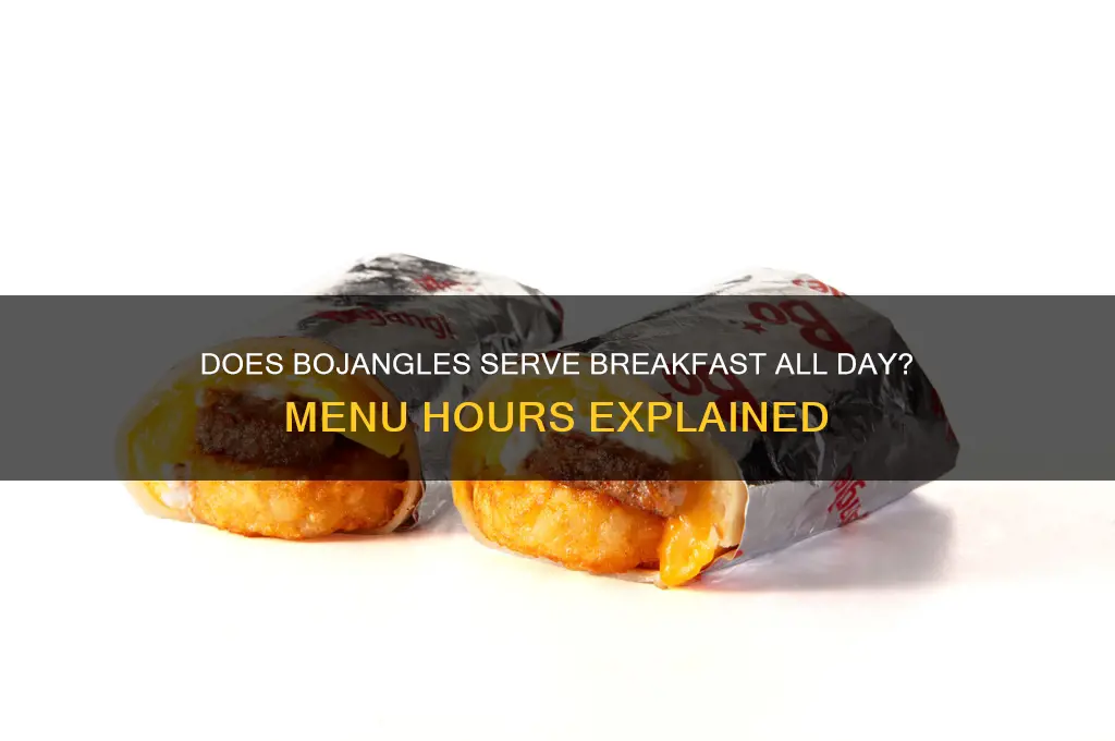 does bojangles sell breakfast