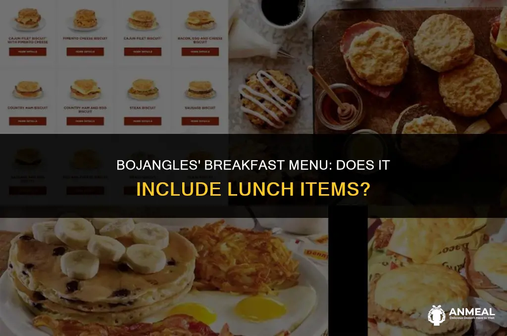 does bojangles sell lunch in the morning