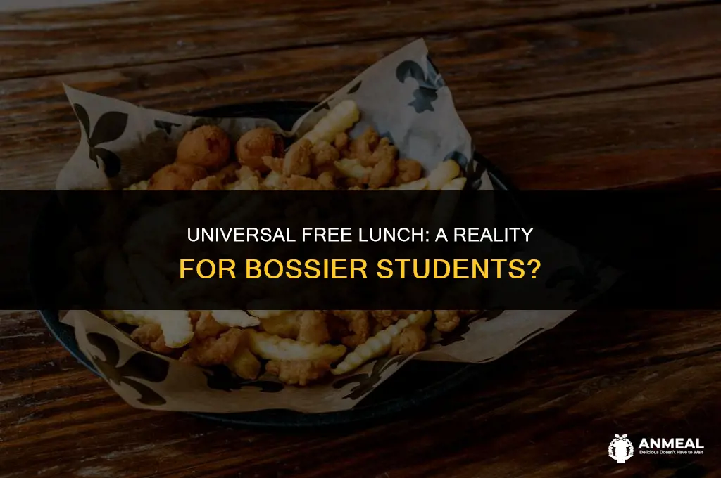 does bossier have free lunch for all students