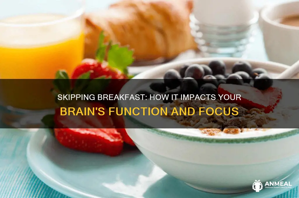 does brain work without breakfast