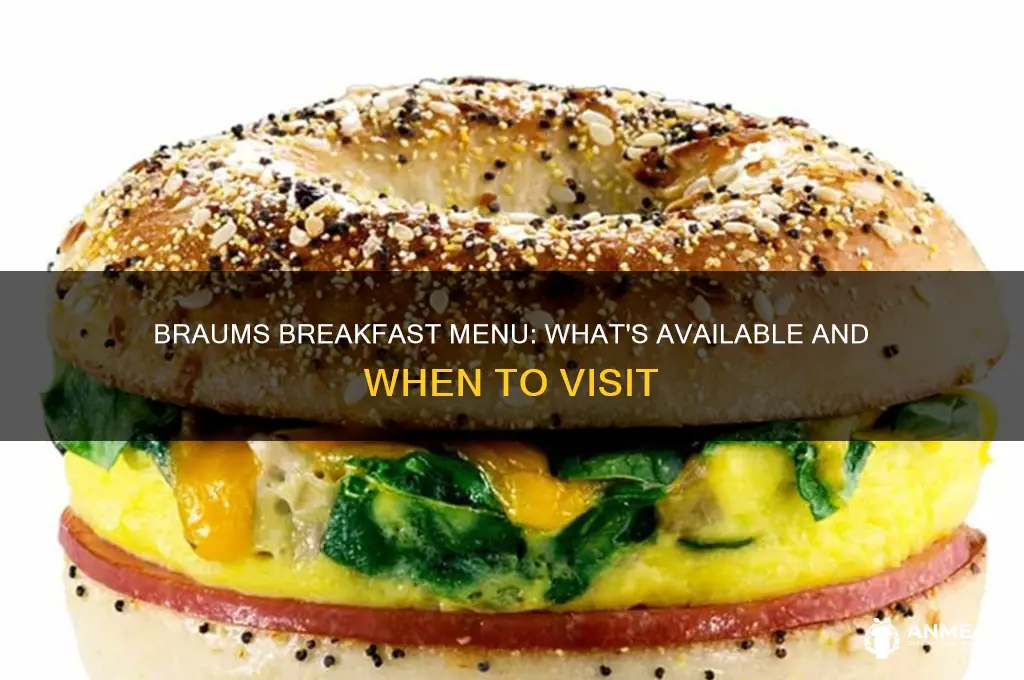 does braums have breakfast