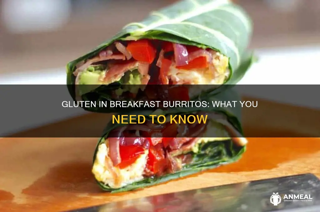 does breakfast burrito contain gluten