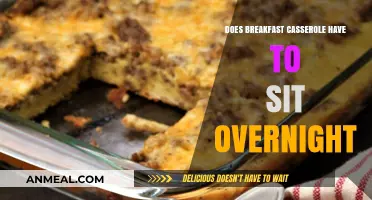 Breakfast Casserole: Does It Need to Rest Overnight?