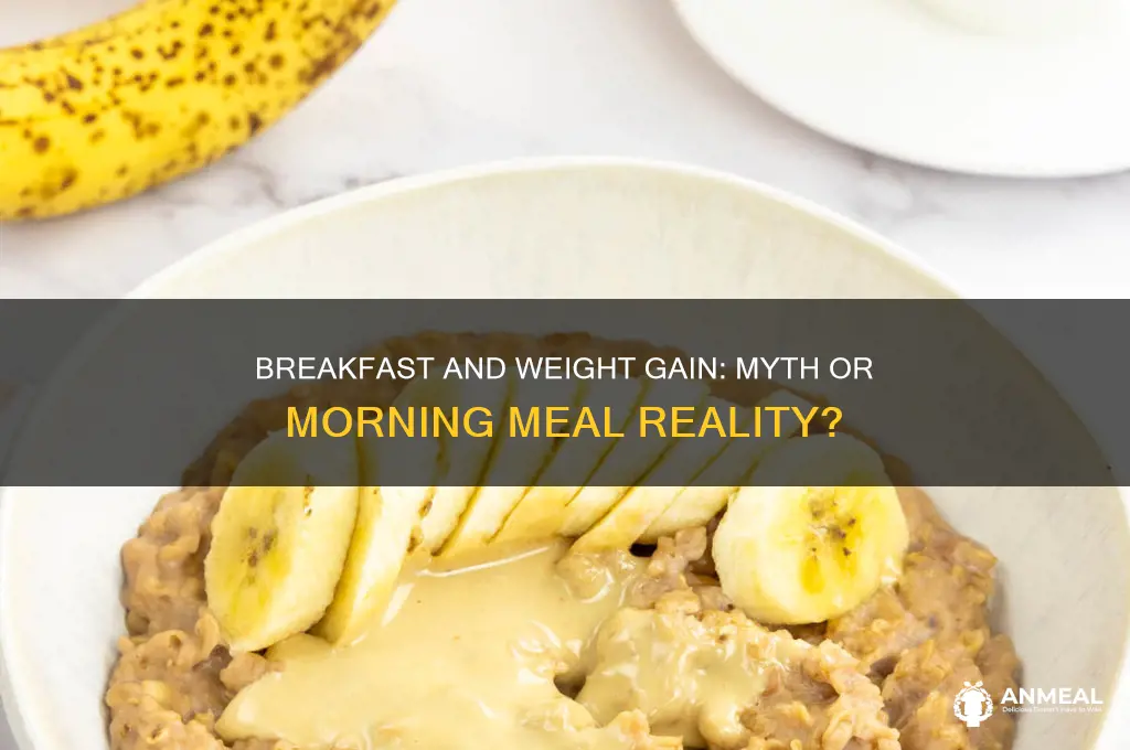 does breakfast cause weight gain