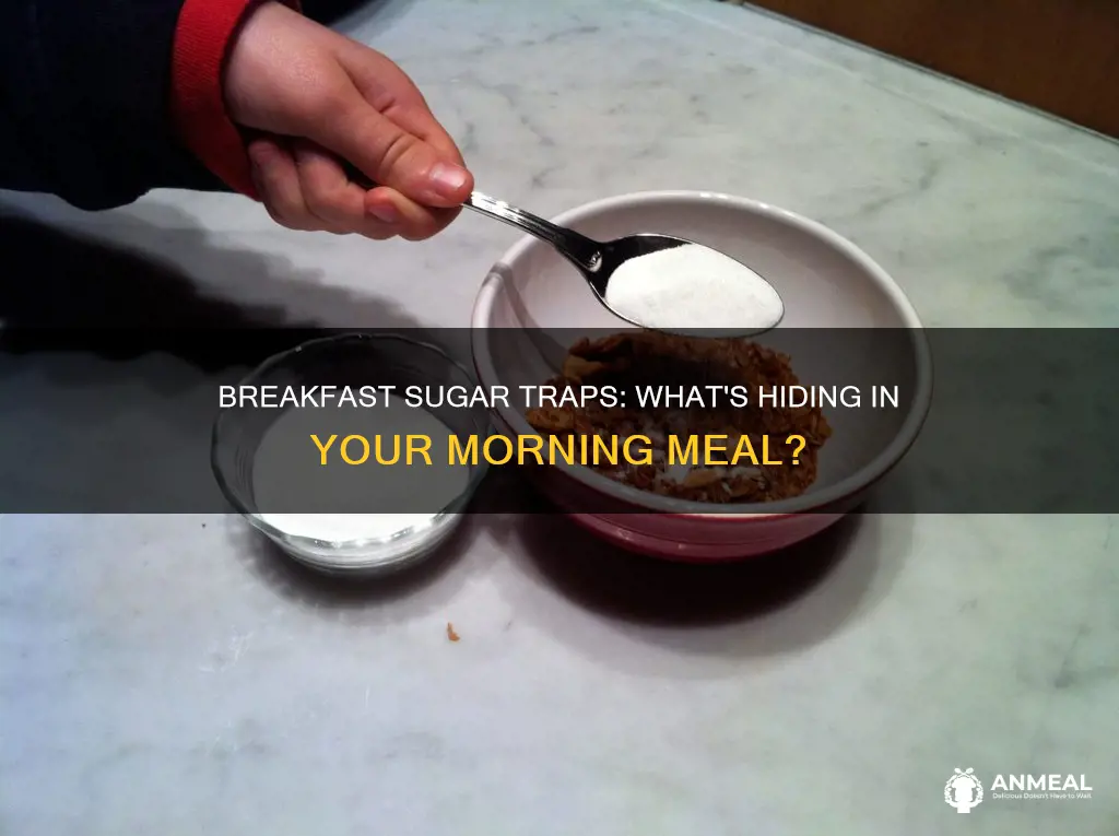 does breakfast foods have a lot of sugar