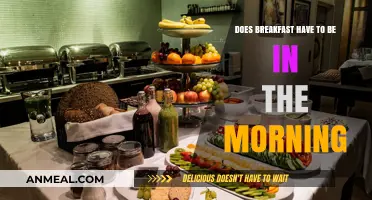 Breakfast Anytime: Morning Meals Don't Have to Be Morning-Only