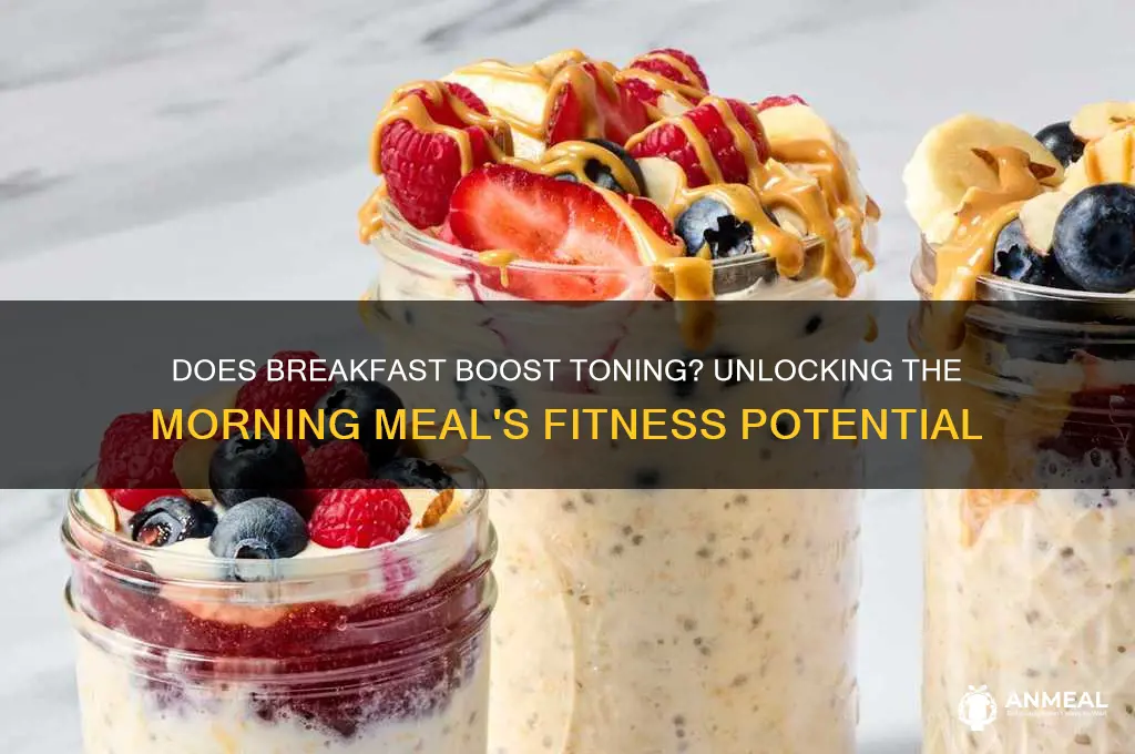 does breakfast help with toning