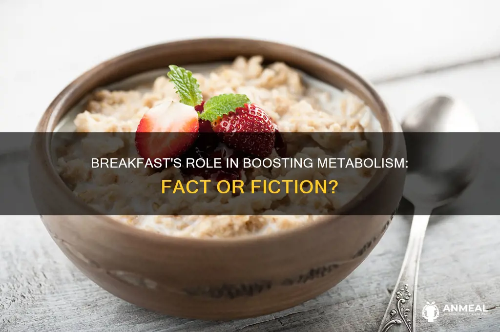 does breakfast jumpstart metabolism