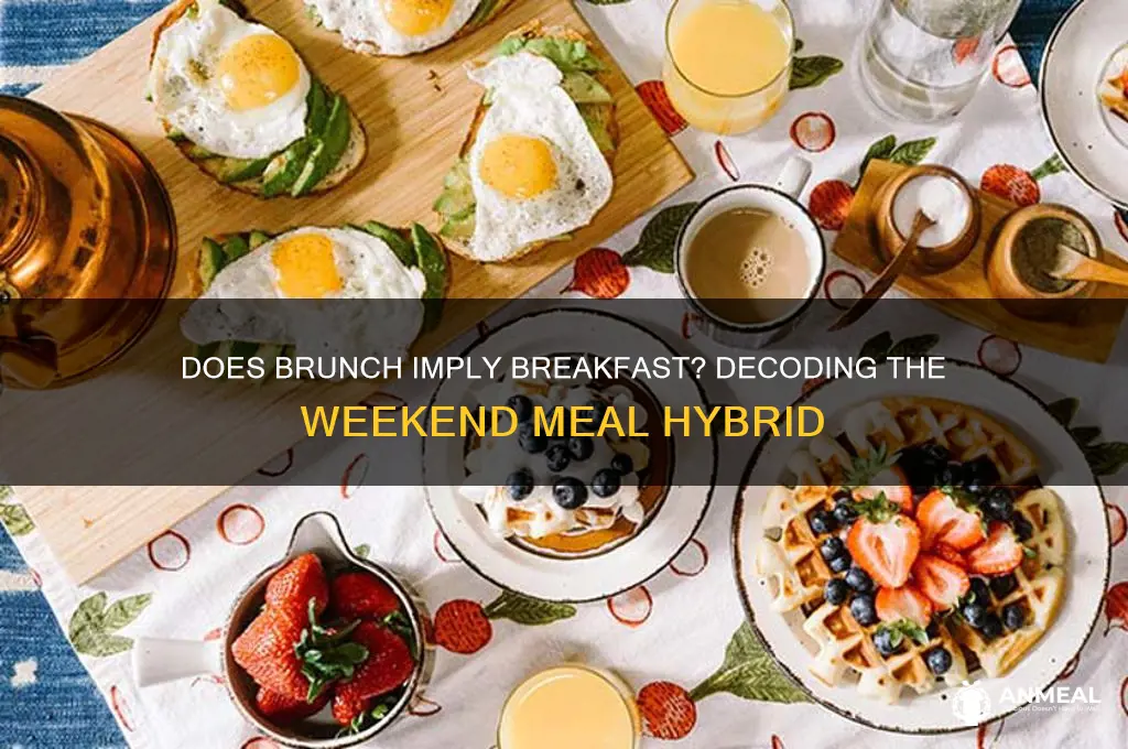 does brunch imply breakfast