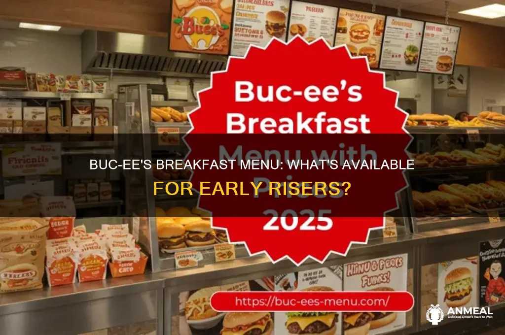 does buccees have breakfast