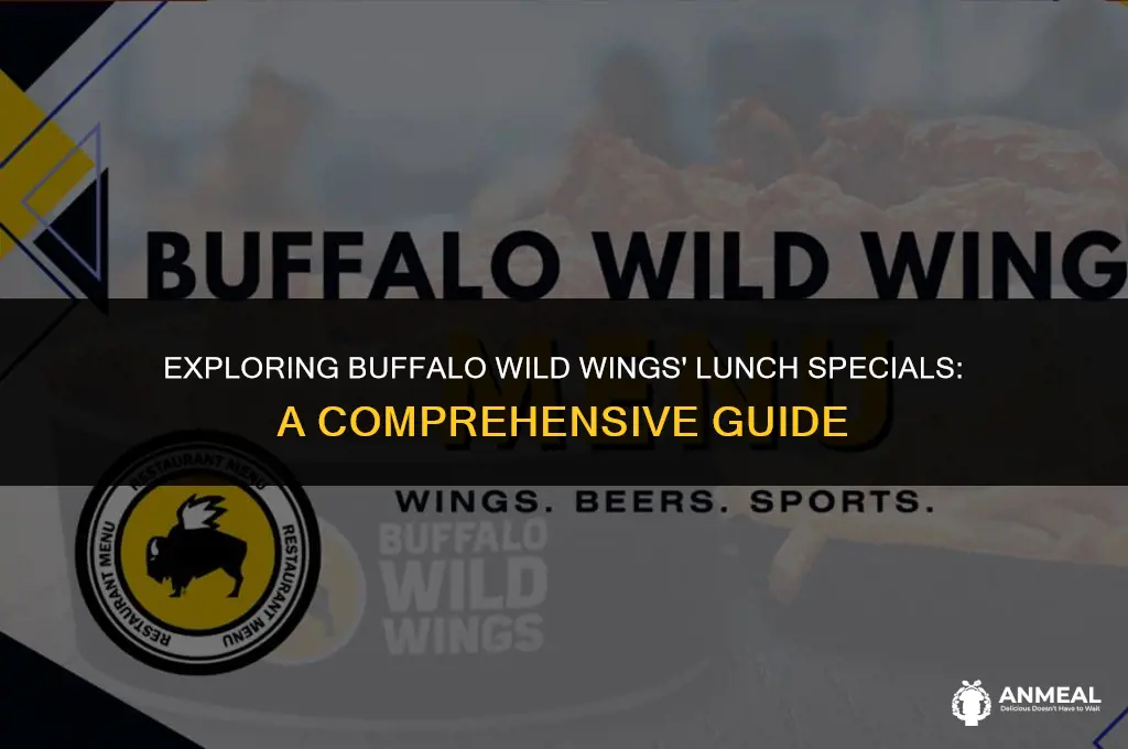 does buffalo wild wings have a lunch special