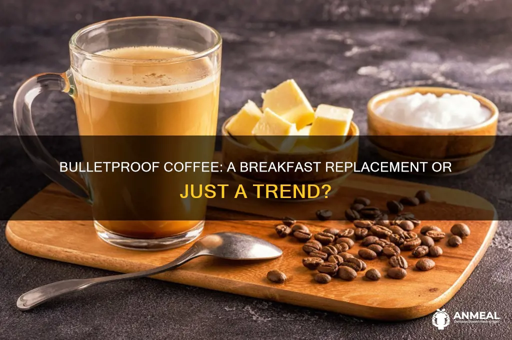 does bulletproof coffee replace breakfast