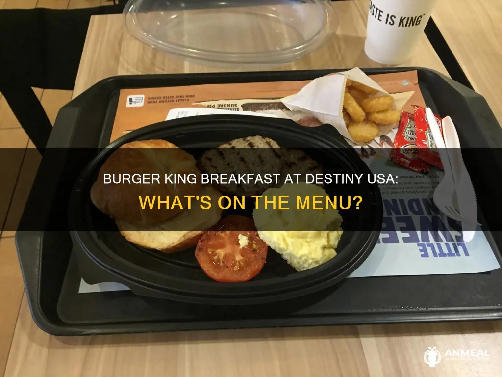 does burger king at destiny usa do breakfast