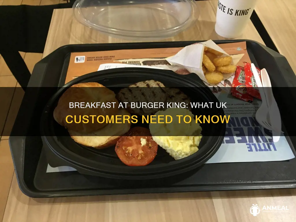 does burger king do breakfast in uk