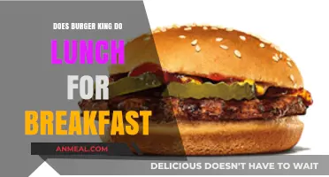 BK's Breakfast: Lunch Options Available?