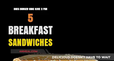 BK's Breakfast Deal: Two for Five Bucks