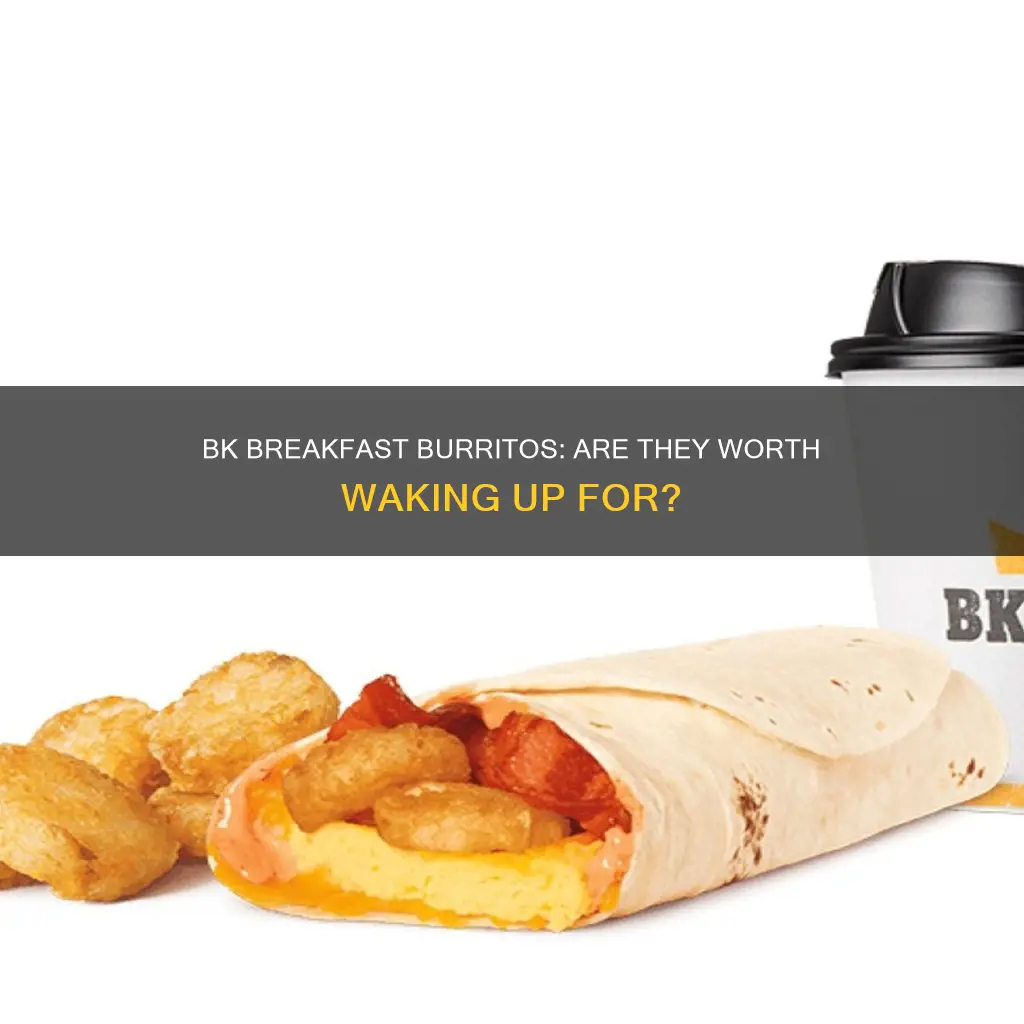 does burger king have a breakfast burrito