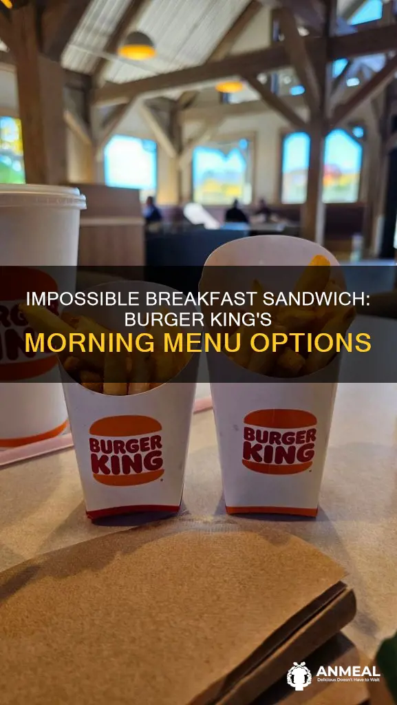 does burger king have an impossible breakfast sandwich