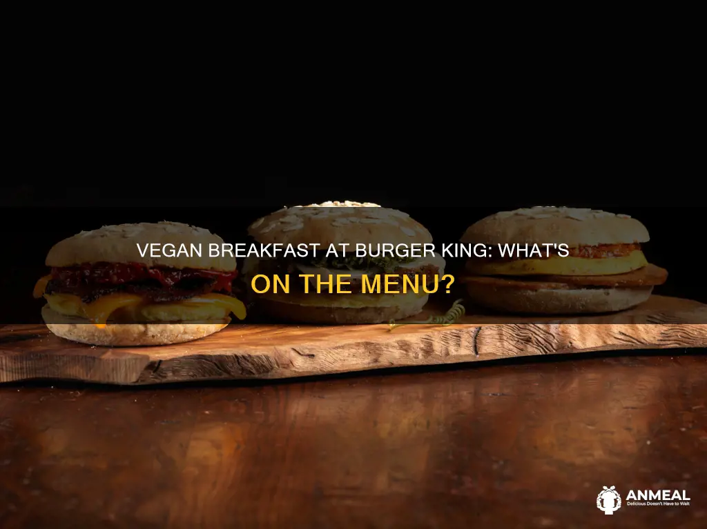 does burger king have any vegan breakfast items